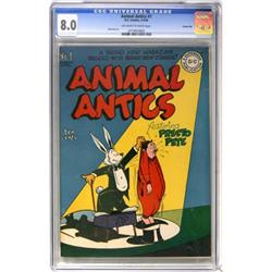 Animal Antics #1 Carson City padigree (DC, 1946)