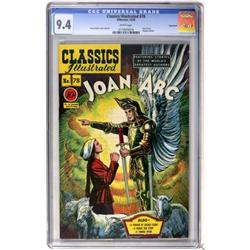 Classics Illustrated #78 Joan of Arc First