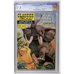 Classics Illustrated #97 King Solomon's Mines