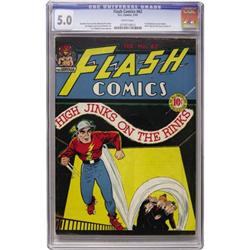Flash Comics #62 (DC, 1945) CGC VG/FN 5.0 White