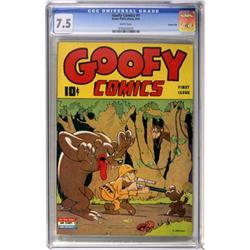 Goofy Comics #1 Carson City pedigree (Nedor