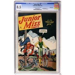 Junior Miss #1 (Timely, 1944) CGC VF+ 8.5
