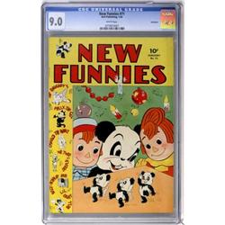 New Funnies #71 Mile High pedigree (Dell, 1943)