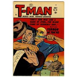 T-Man #12 Mile High pedigree (Quality, 1953)