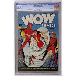 Wow Comics #21 (Fawcett, 1944) CGC VF+ 8.5