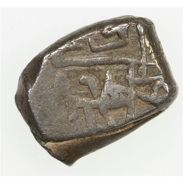 SAFAVID: Isma'il I, 1501-1524, AR larin (5.10g), NM, ND. VF