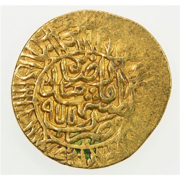 SAFAVID: Tahmasp I, 1524-1576, AV 1/2 mithqal (2.31g), Mashhad, AH977. VF
