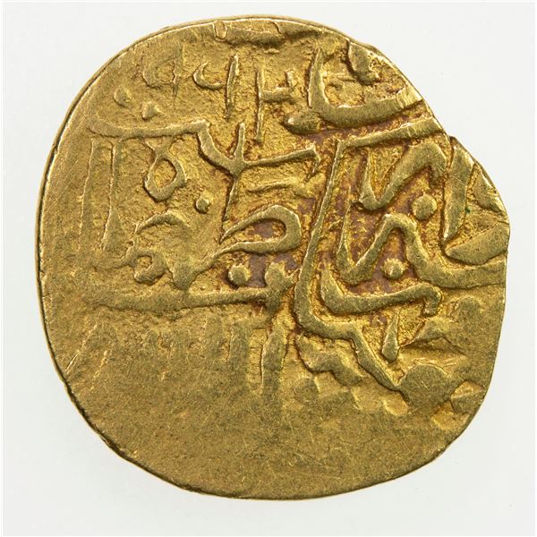 SAFAVID: Tahmasp I, 1524-1576, AV 1/4 mithqal (1.13g), Sabzawar, AH962. VF