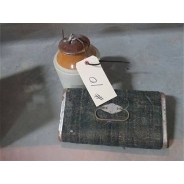 COLLECTIBLE:  WHISKEY JUG & FOOT WARMER