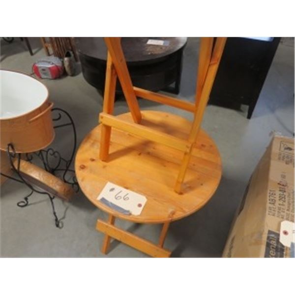 2 BROWN TABLES (ALL FOR ONE MONEY)