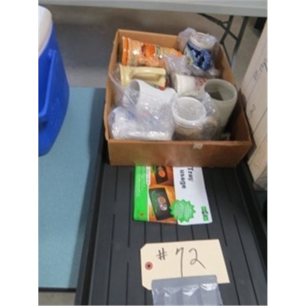 BEER CUPS, BOOT FLOOR MATS