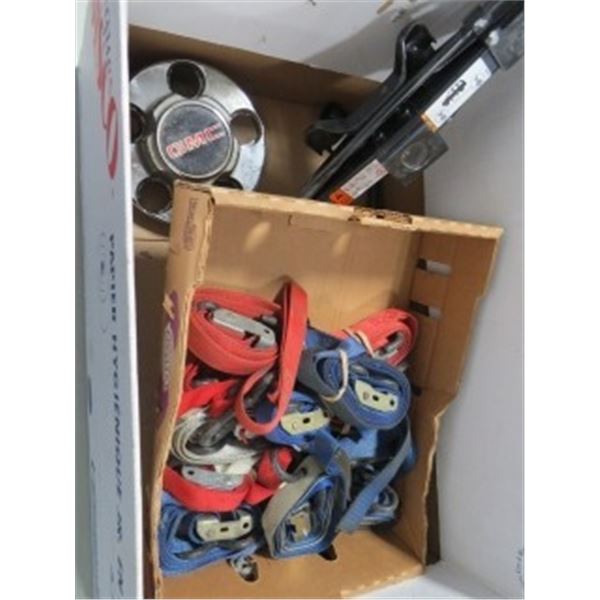 BOX OF TIE DOWNS, JACK