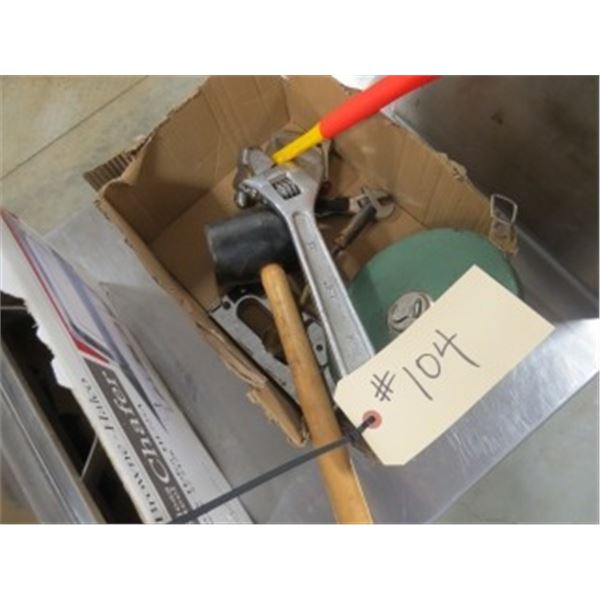 15” CRESENT WRENCH, PLUS TOOLS