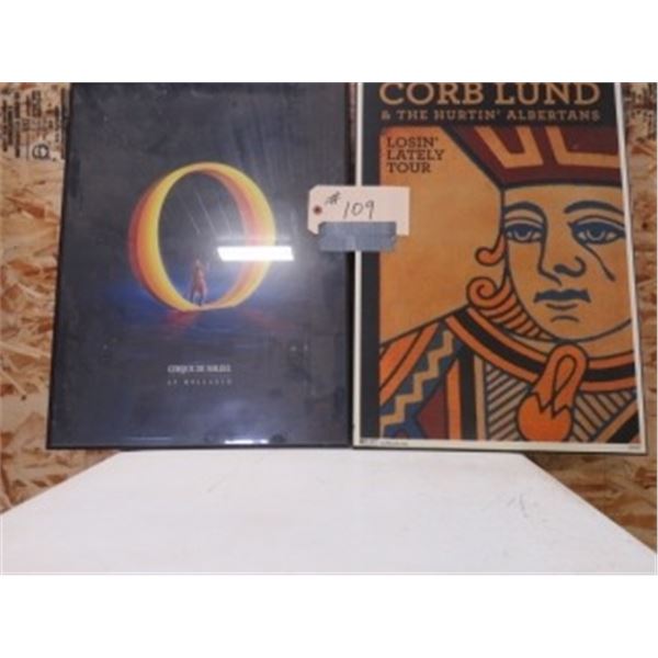 CORB LUND FRAMED POSTER