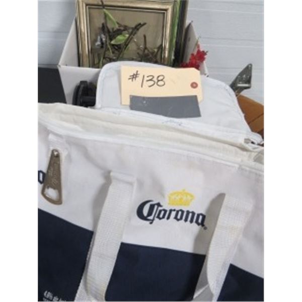 CORONA COOLER, PICTURE FRAMES, TABLE COVERS