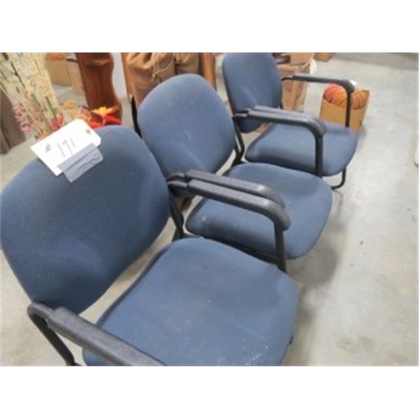 3 - OFFICE CHAIRS (ALL FOR ONE MONEY)