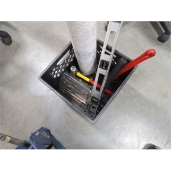 LEVEL, HAMMERS, WRAP, CRATE