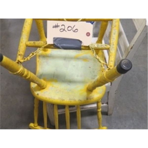 2 - OLD WOODEN CHAIRS (ALL FOR ONE MONEY)