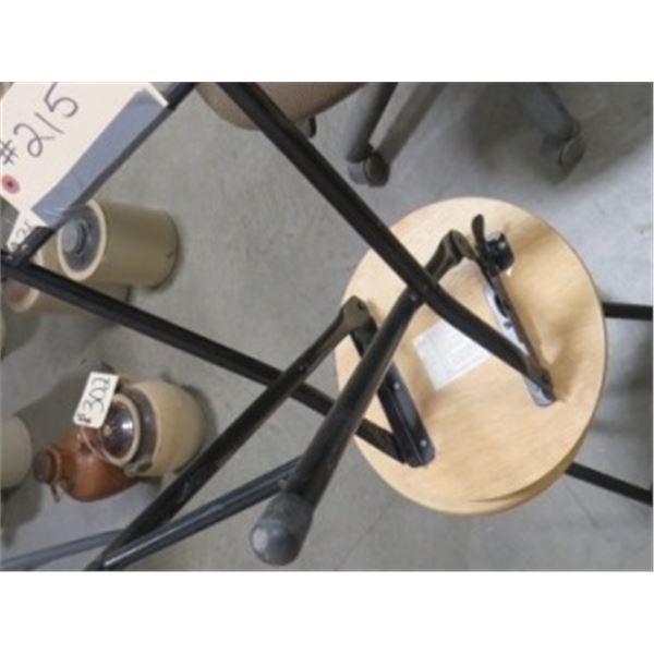 2 - WOODEN FOLDING CHAIRS (ALL FOR ONE MONEY)