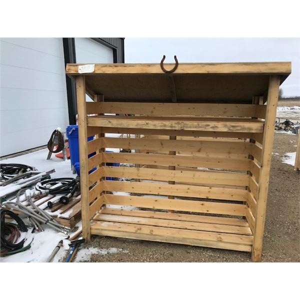 WOOD STORAGE SHED