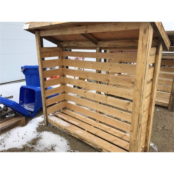 WOOD STORAGE SHED