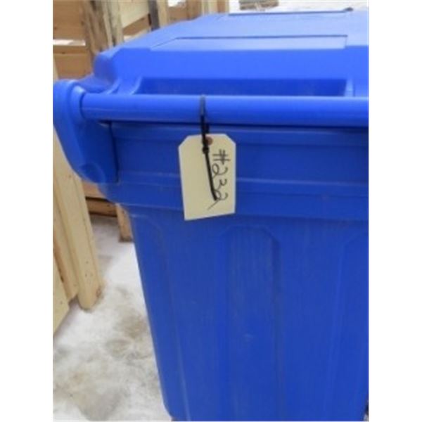 BLUE RECYCLE BIN