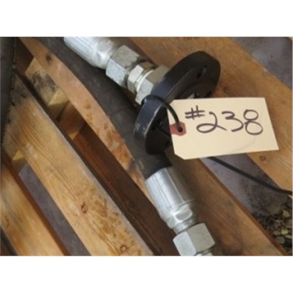 2 - BLACK INDUSTRIAL HOSES (ALL FOR ONE MONEY)