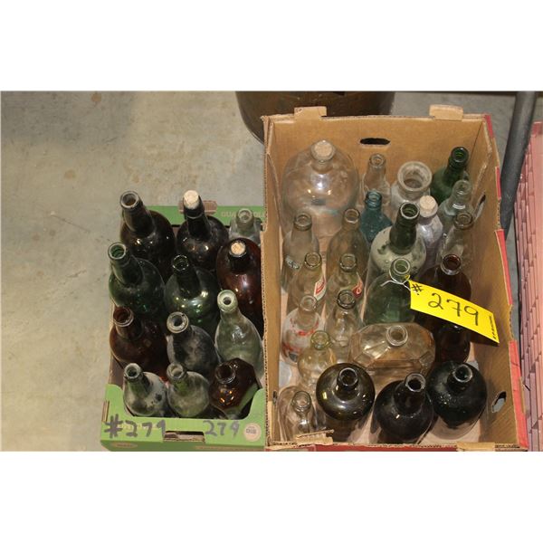 2 BOXES OF BOTTLES (ALL FOR ONE MONEY)