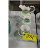 Image 1 : TEACUP, CREAM & SUGAR BOWL, PITCHER (HAS CRACK)