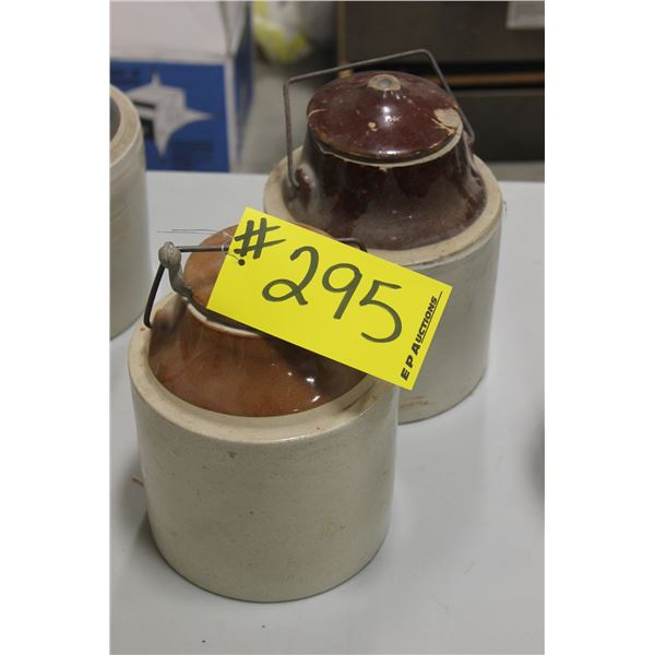 PICKLE CROCK & WHISKEY CROCK