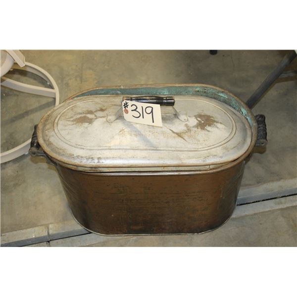 COPPER BROILER WITH LID