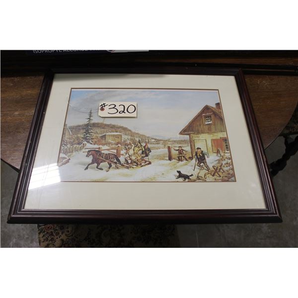 28" X 22" PICTURE & FRAME