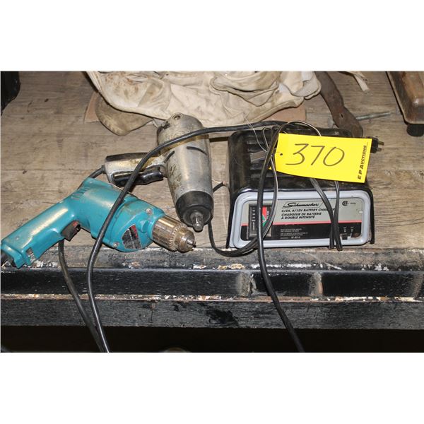 DRILL, IMPACT & BATTERY CHARGER