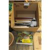 Image 1 : BOX OF PICTURE FRAMES & GARDENING BOOKS