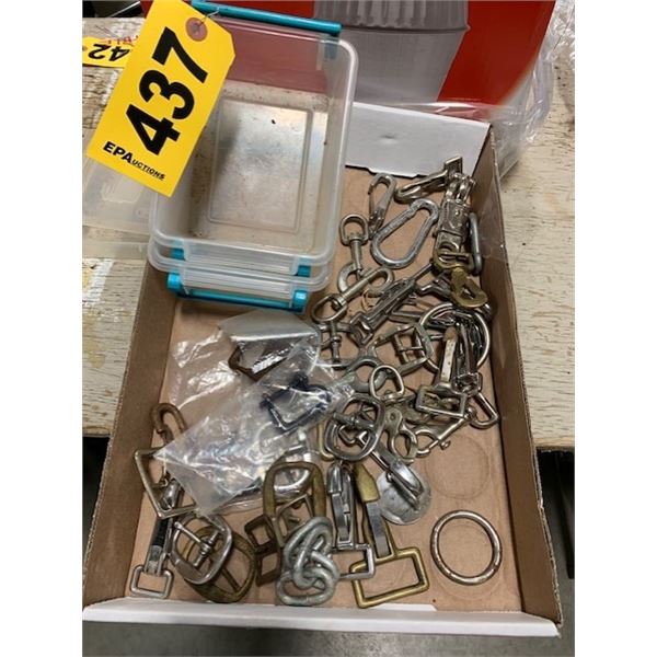 2 BOXES CLIPS & LEAD ENDS