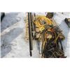 Image 2 : PALLET OF MISCELLANEOUS CORDS, BOOSTER CABLES, BED FRAMES, READY ROD, BUTTING TORCH HOSE, SUBMISABLE