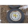 Image 1 : 3 - 13" TIRES, ONLY 1 WITH RIM  (ALL FOR ONE MONEY)