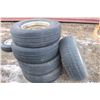 Image 1 : 5 - 15" TIRES WITH RIMS (ALL FOR ONE MONEY)