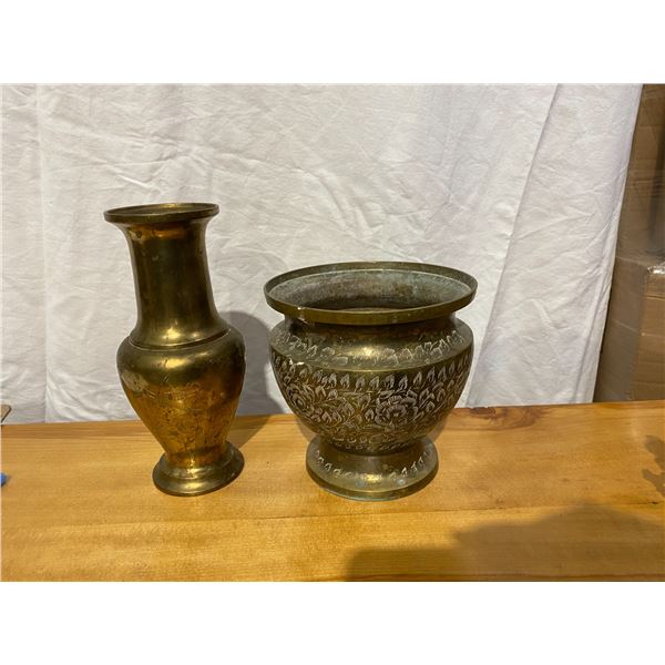 Brass Vase 