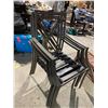 Image 1 : 4 stacking patio chairs