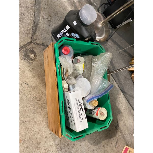 Wood Box and Garden Chemicals