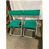 Image 1 : 2 folding camp chairs or stools