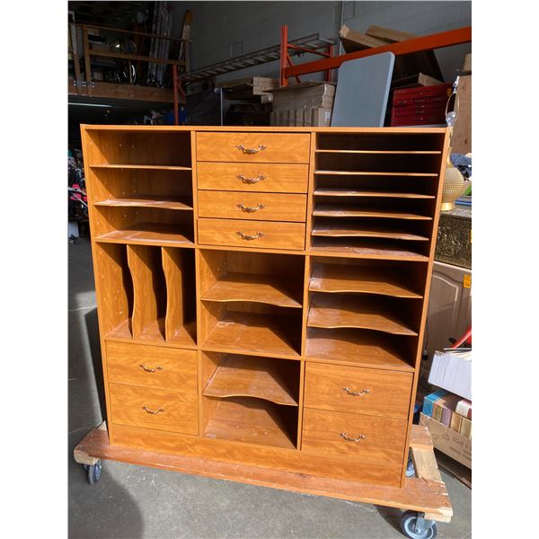 Retro office type cabinet