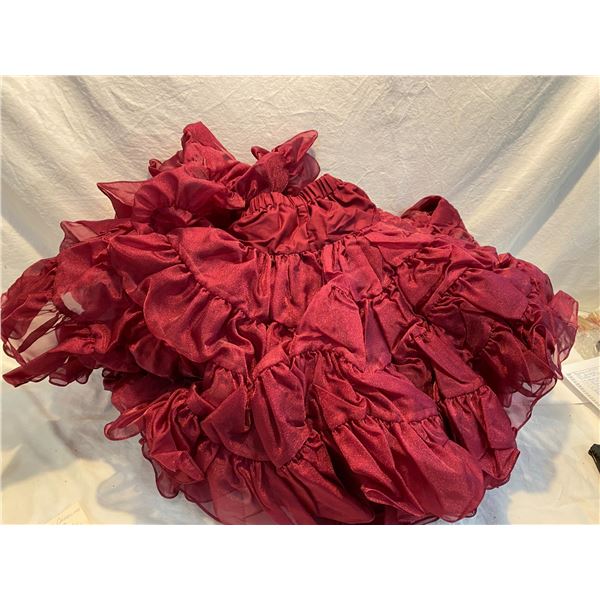 Burgundy Crinoline