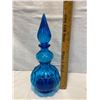 Image 1 : Blue Lidded decanter