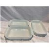 Image 1 : 3 Anchor Hocking baking pans 6" x 10"