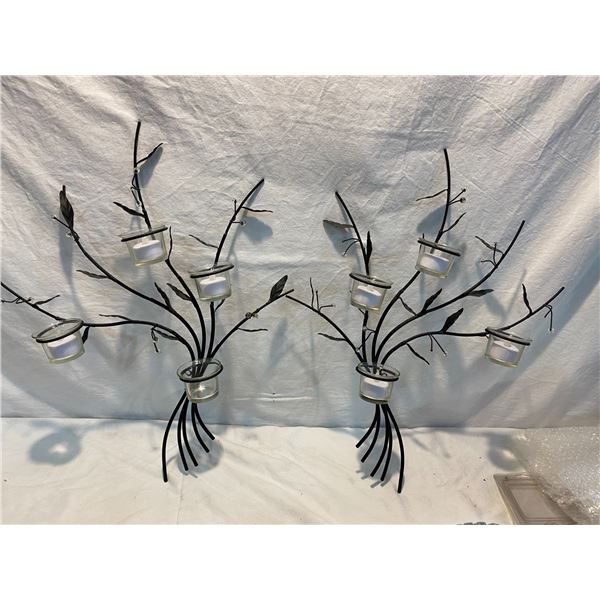 2 candle holders