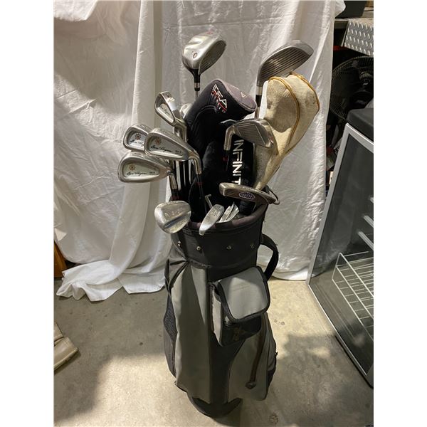 Golf Clubs and bag