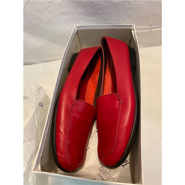 Red Loafer shoes 7