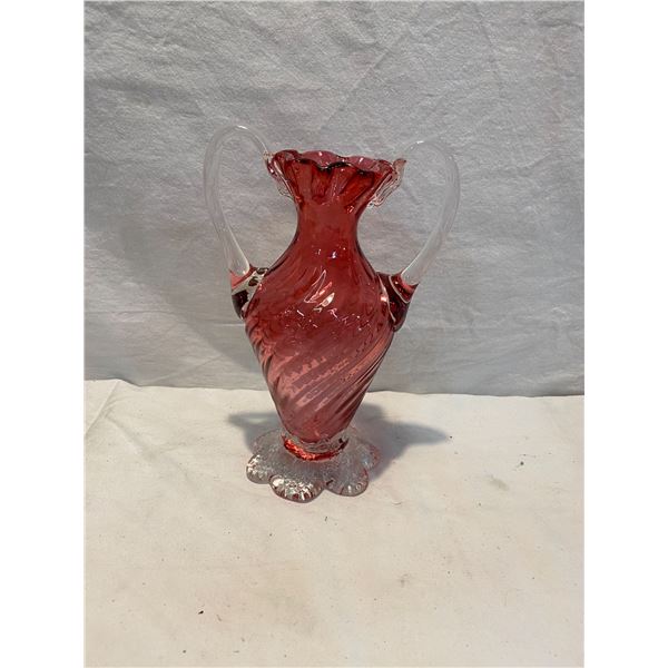 pink vase 8"